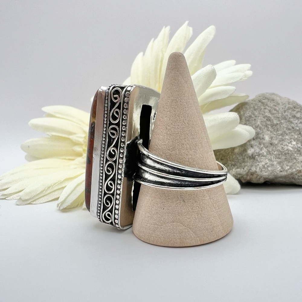 CRAZY LACE AGATE RING - Picture 9 of 12